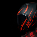 CASCO ABATIBLE STORM KRIPTONITE ROJO L